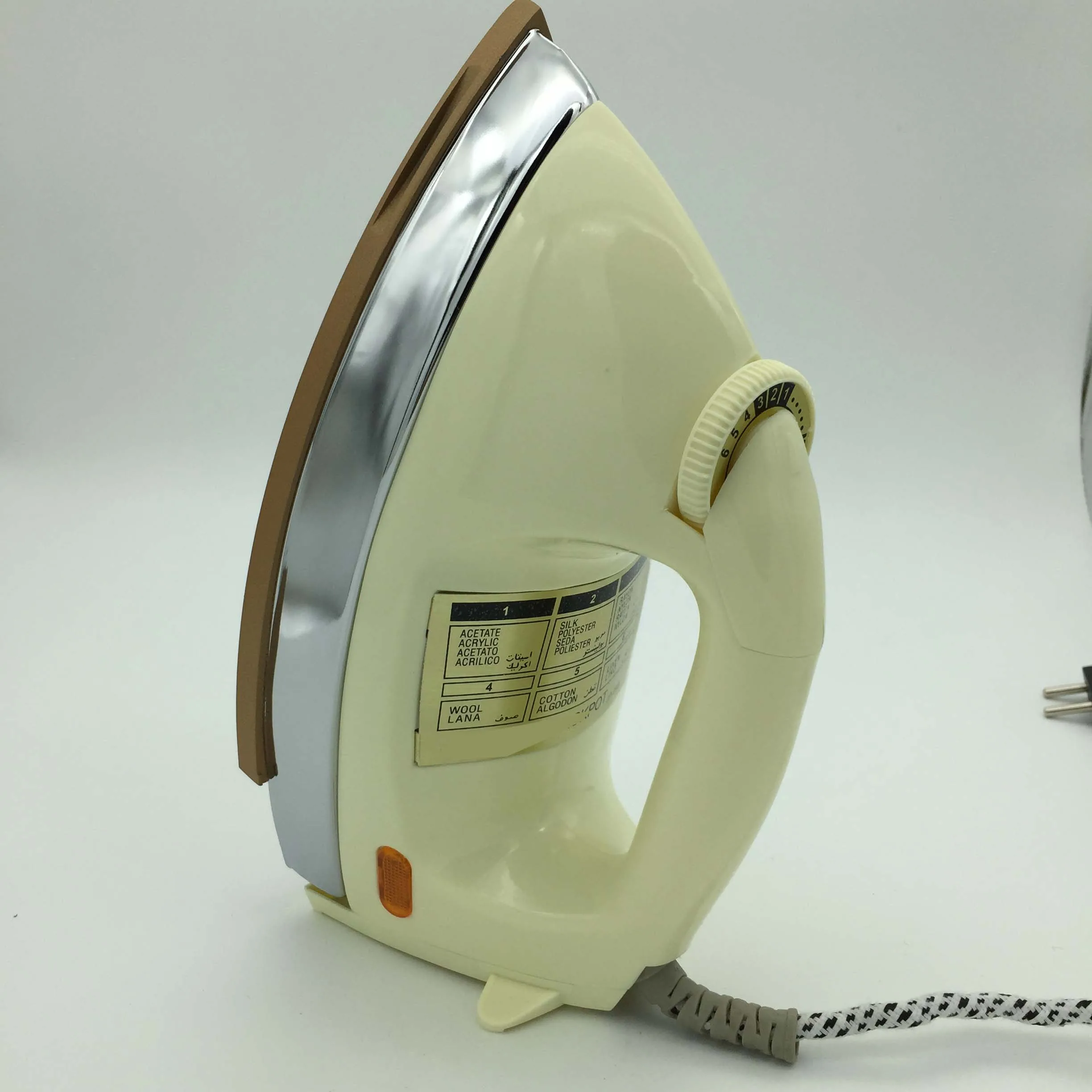 ジャックポット 電気ドライアイロン 1.2kg-2.3kg アルミ製ソールプレート