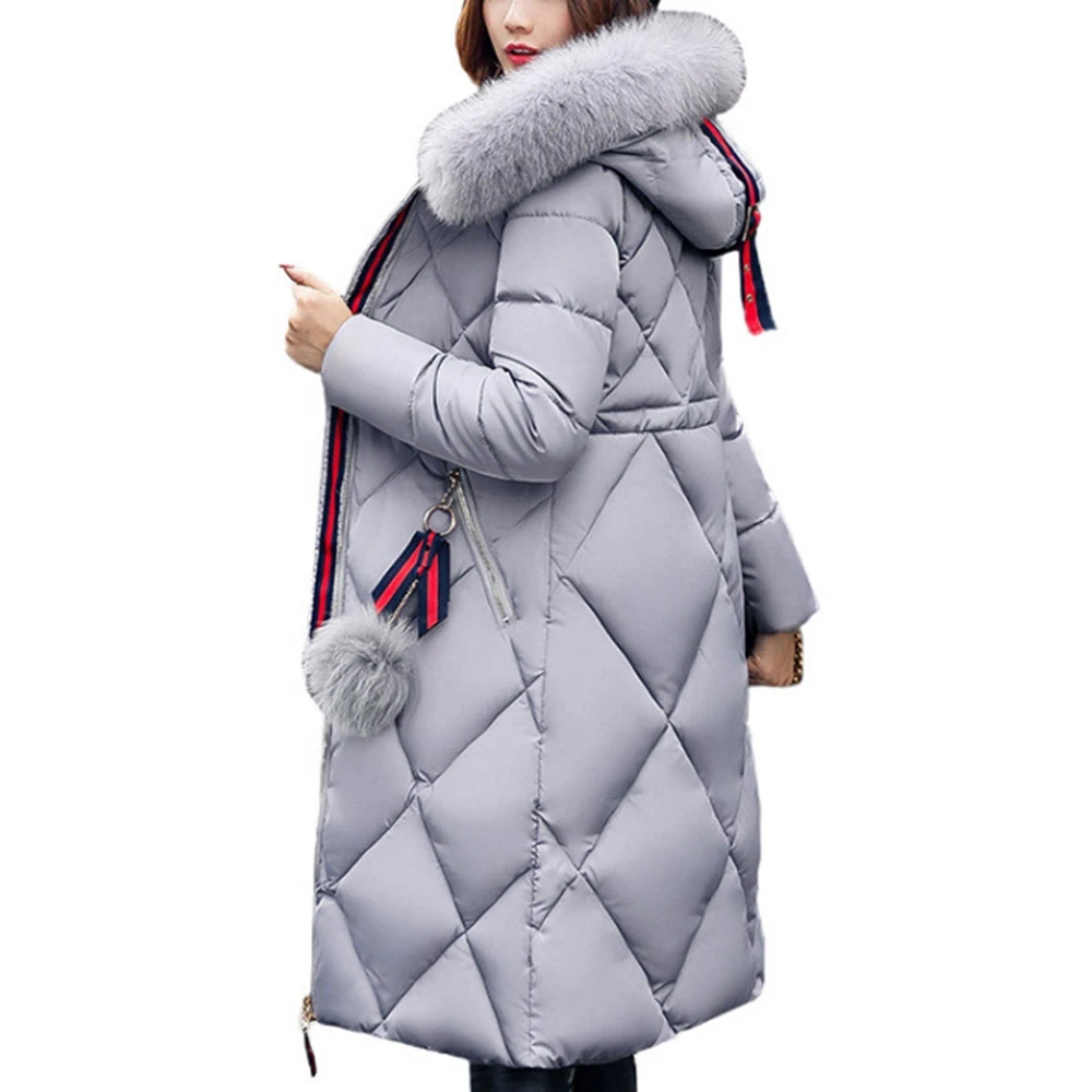 Natural Fur Lining Parka Coat Woman Raccoon Fur Collar Warm Thick Parkas Jacket Best Quality Product - Image 5