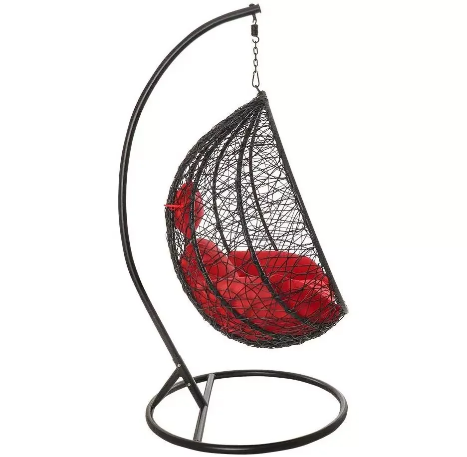 Wholesale Modern Outdoor Swing Egg Chair With Steel Frame,Soft Cushion