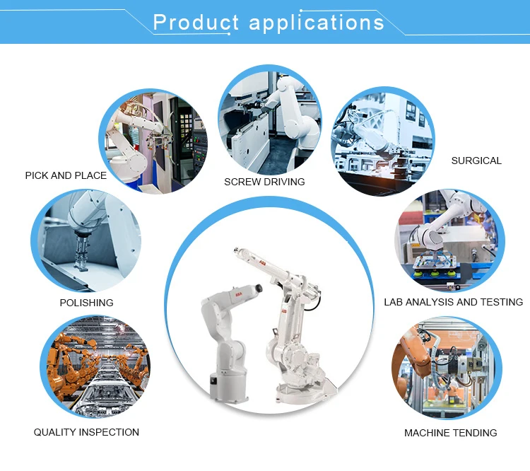 6 Axis Robot Arm Abb Irb 1600 Industrial Painting Robot 1450mm Reach ...