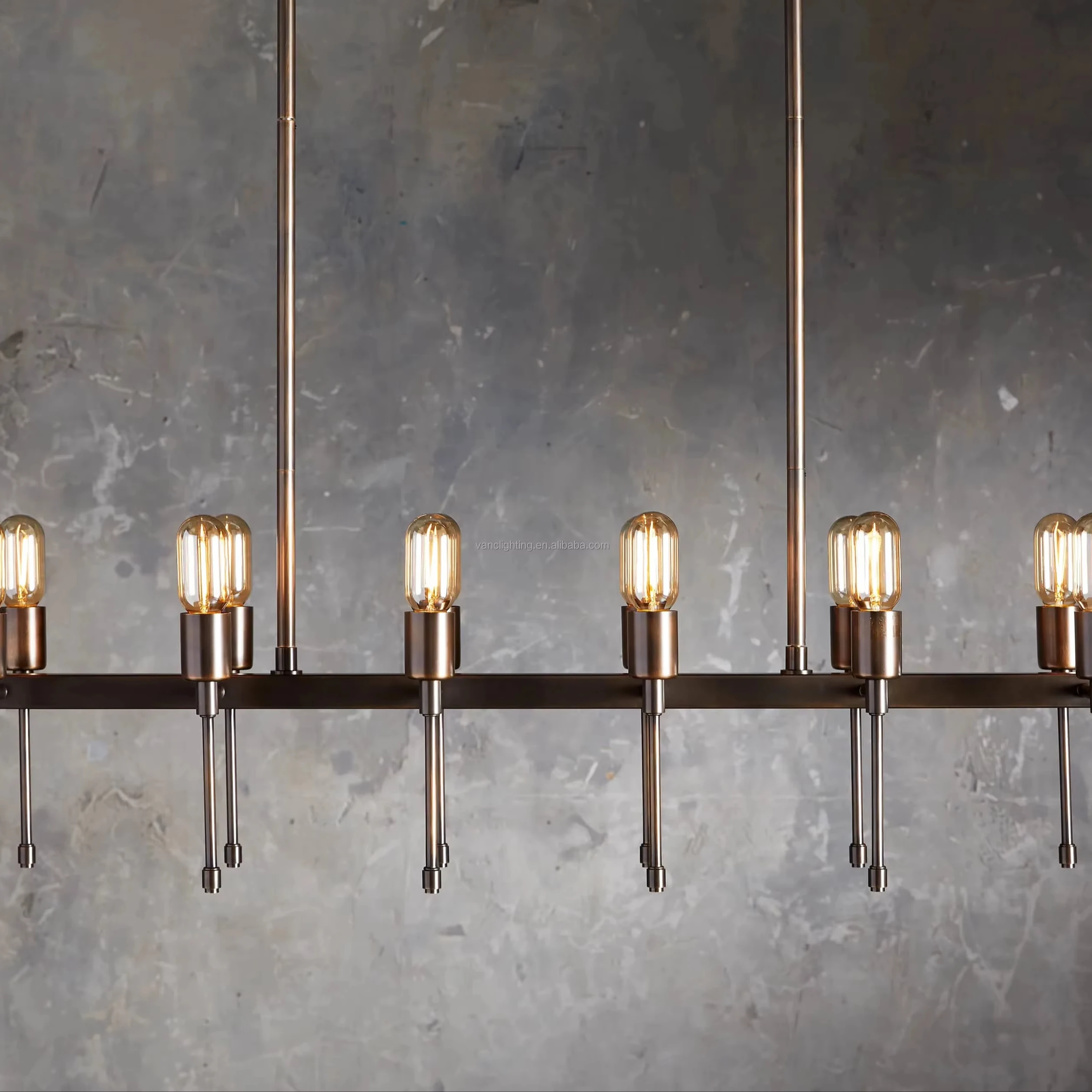 American Handcrafted Steel Chandelier for  Living Room Home Ceiling Pendant Lighting High Quality Wireless Control
