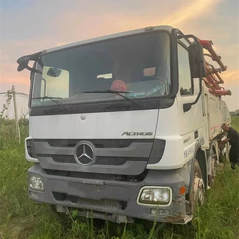Hot Sale  Zoomlion 52m 46m 38m 42m 56m Concrete Pump Trucks Benzz Chassis Used Condition Cement Pump Truck