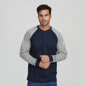 Whololesale Fire Resistant Clothing Cotton  FR t Shirt for Worker Clothing