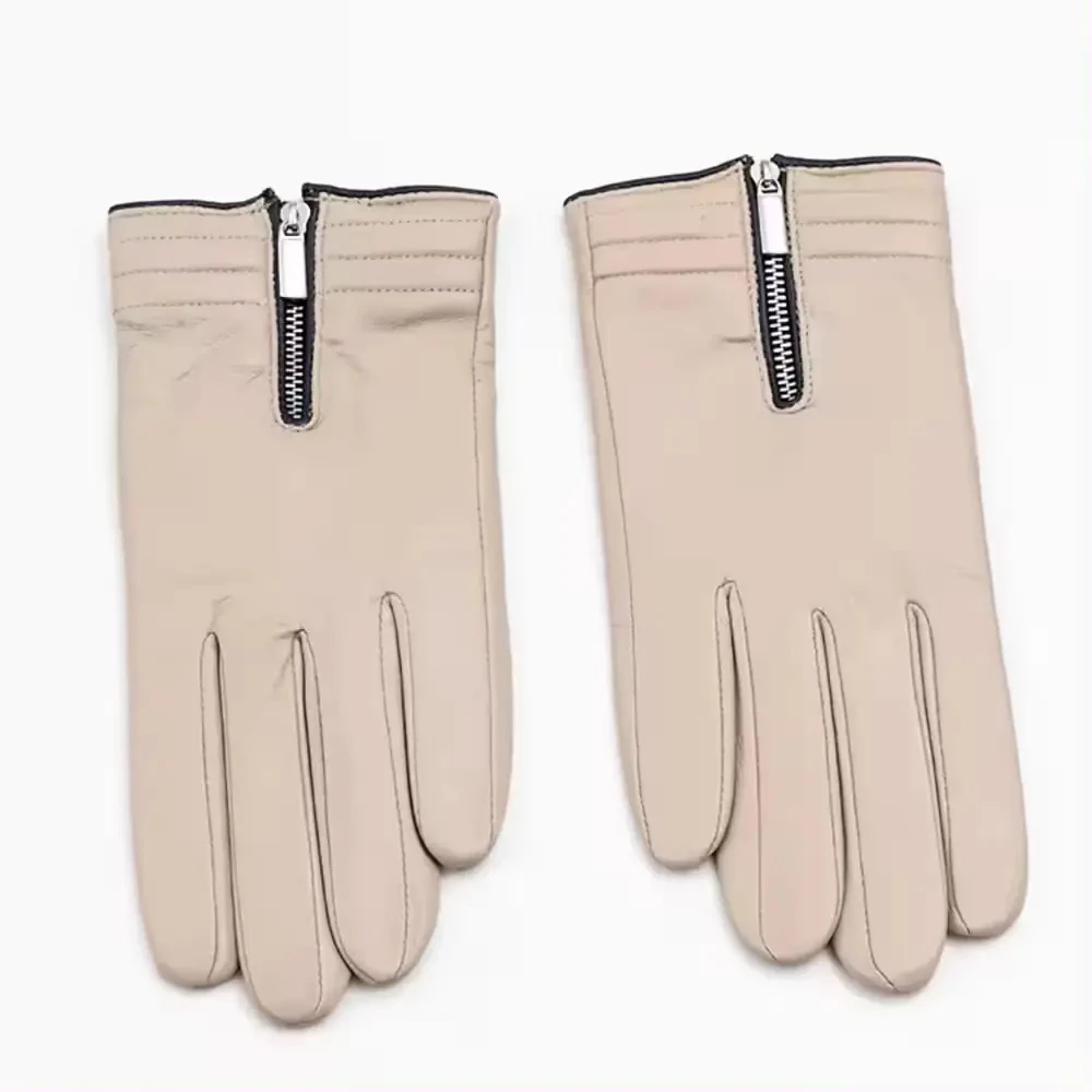 Высококачественные Модные кожаные перчатки из овечьей кожи новый дизайн защитные на заказ