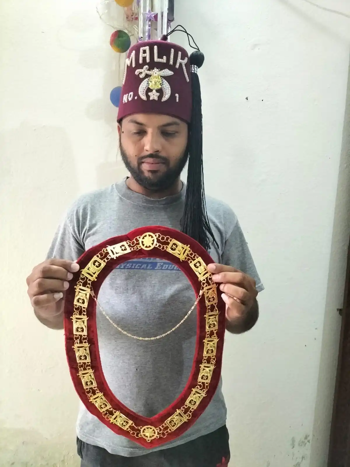 Термоусадочные с/кисточкой и пластиковой подкладкой масонский флаг Shriner Fez Bejeweled шляпа