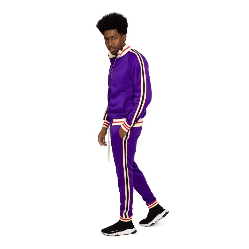 Custom Two-Piece Training Sweatsuits for Men Woven Gay Jogger Track Hoodie Sportswear for Summer Sports Blank Tracksuit Clothing