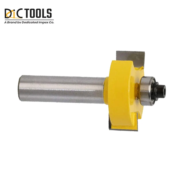 1/4 Inch Shank Rabbet Router Bit Set With 6 Bearings – Includes 1/8, 1/4, 5/16, 3/8, 7/16, 1/2 Inch Bearings For Smooth, Precise Cuts