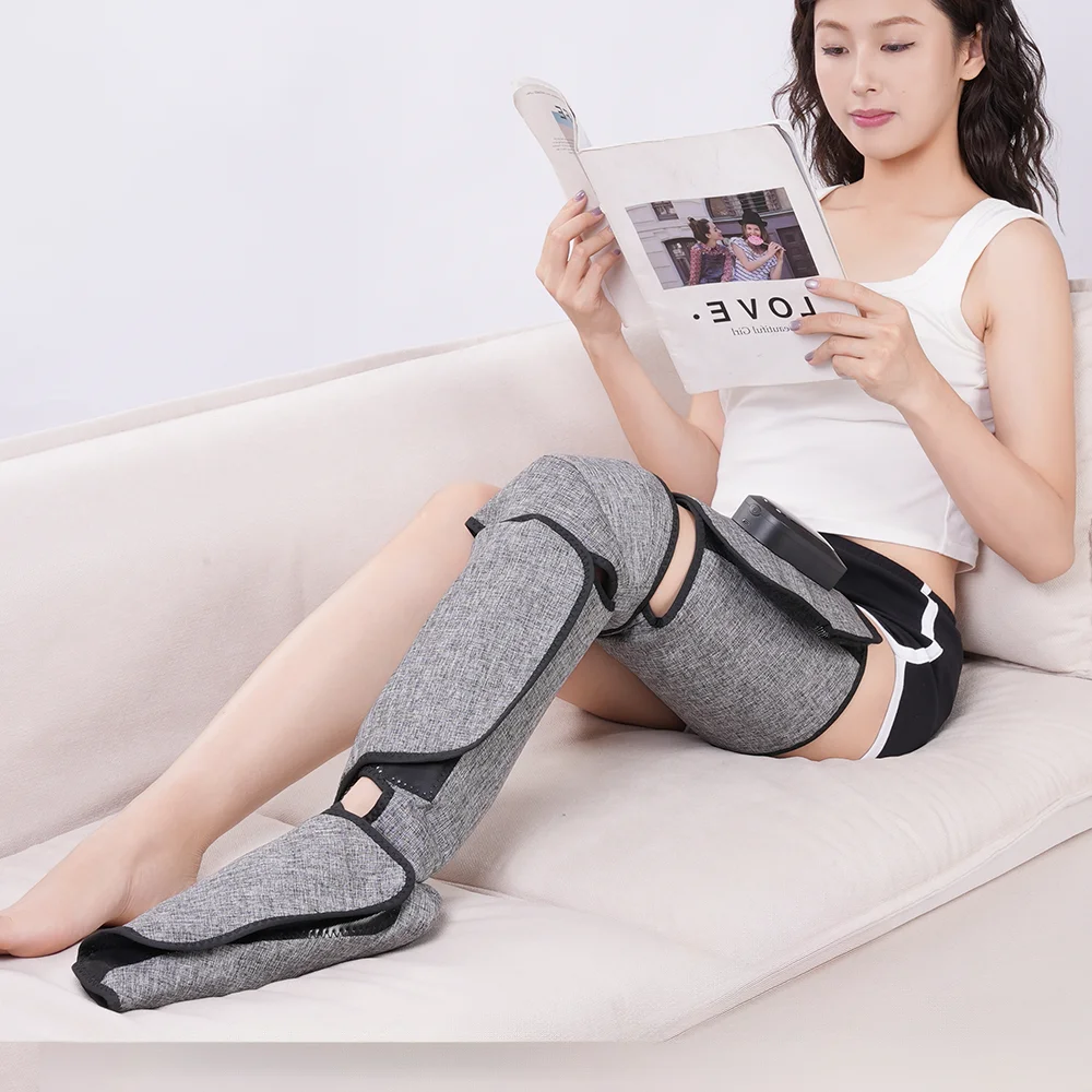 product new leg recovery boots electric heat air compression leg massager machine for circulation-4