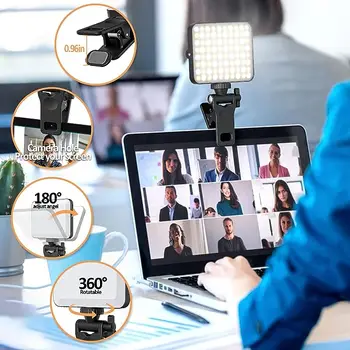 Rechargeable Selfie Light Phone LED Light with Adjustable Brightness Perfect for Selfies, Makeup, TikTok, Live Streaming detail image