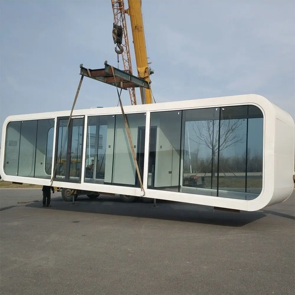 Full Function Prefabricated Container Prefab Capsule House Buy Prefab