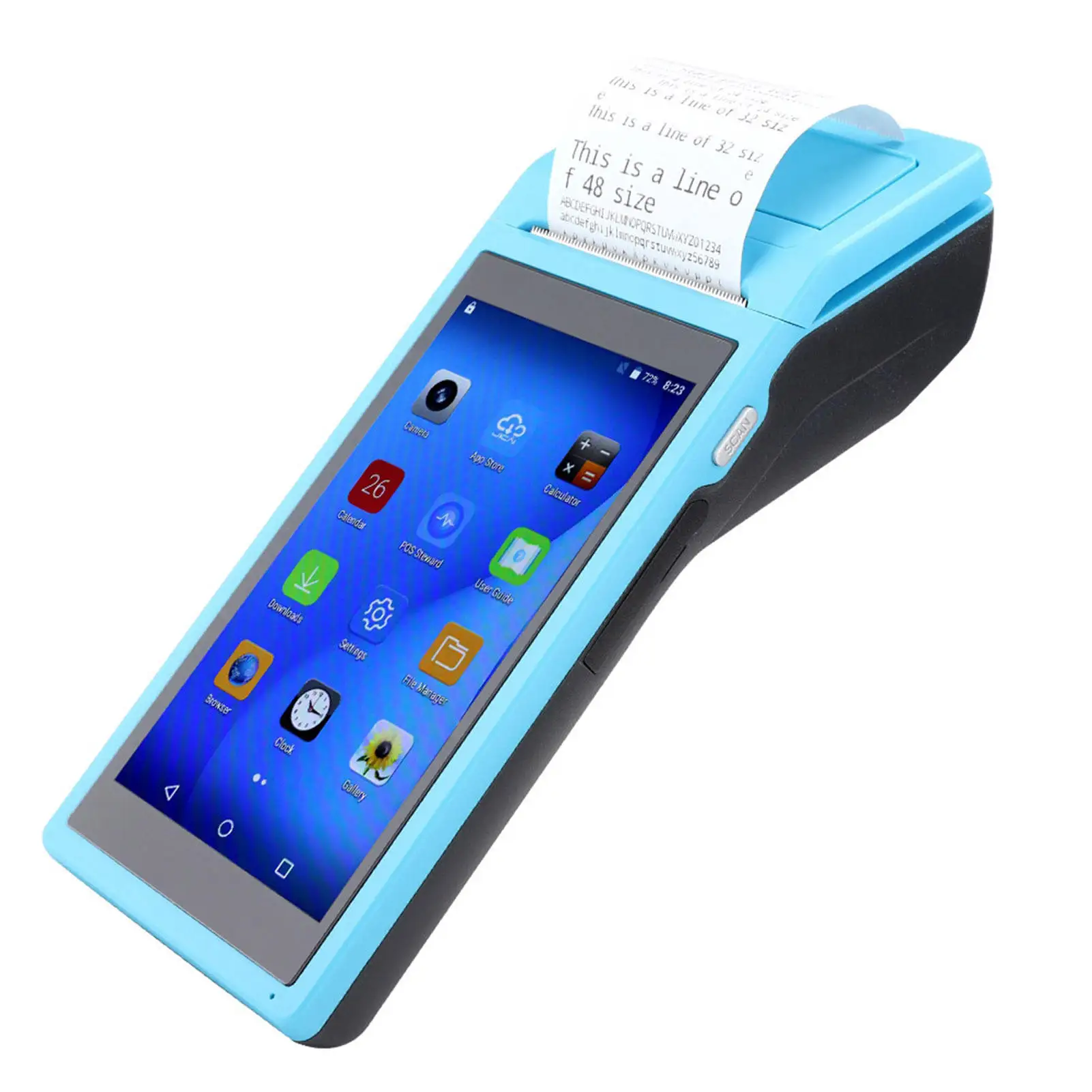 All In One Handheld Pda Printer Smart Pos Terminal Wireless Portable ...
