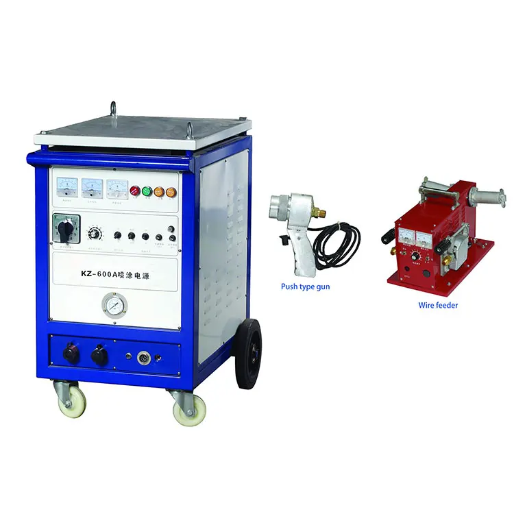 Automatic Electric Metal Zinc Copper Aluminum Arc Spraying Machine