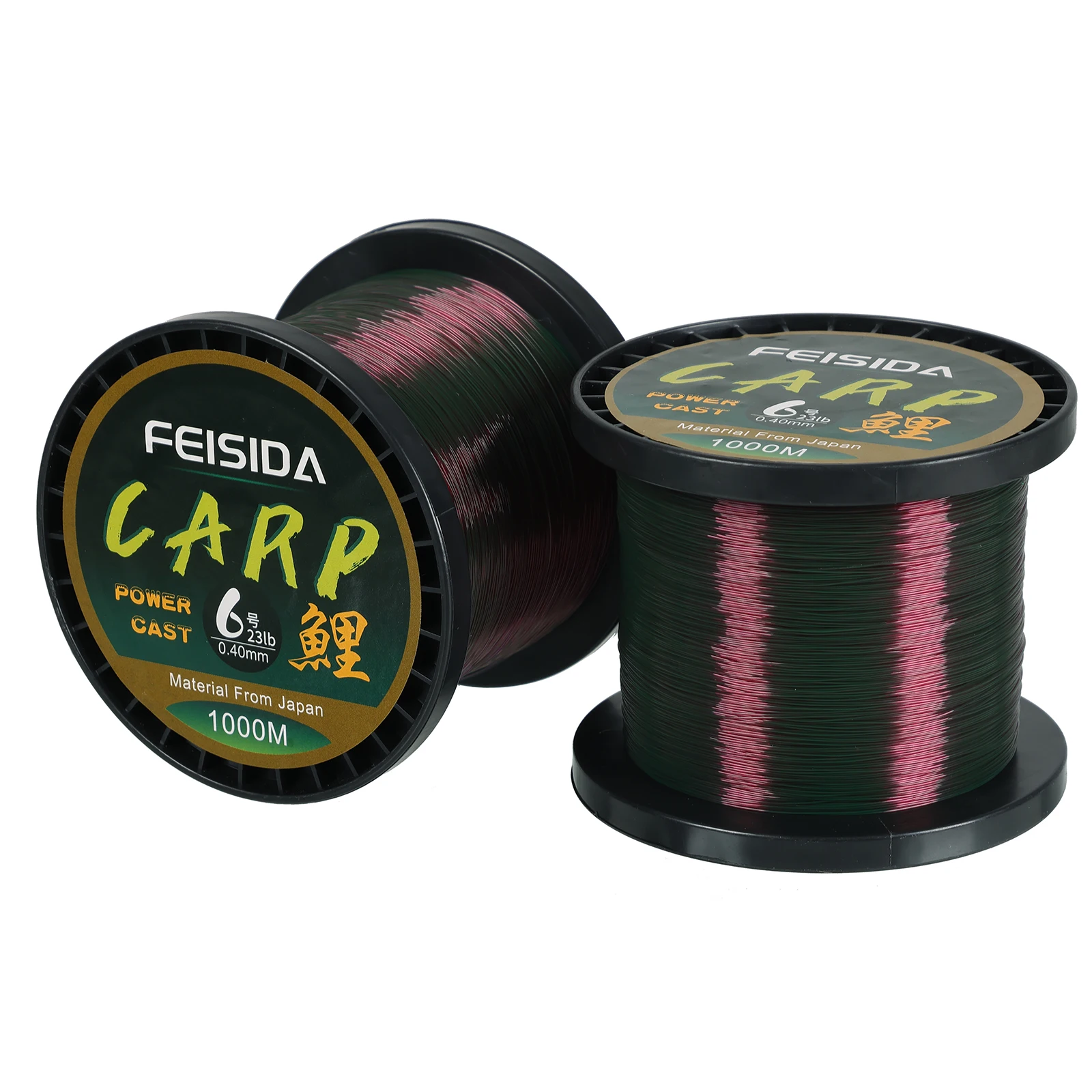 Feisida Fluorescent Yellow Nylon Carp Line