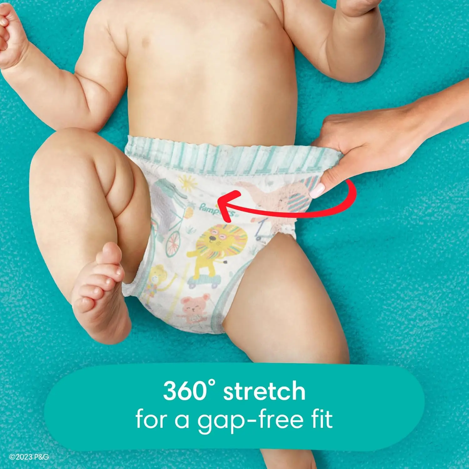 Cruisers 360 Soft Pull-On Disposable Baby Diapers Size 4 XXL 144 Count One Month Supply Gap-Free Fit Wholesale