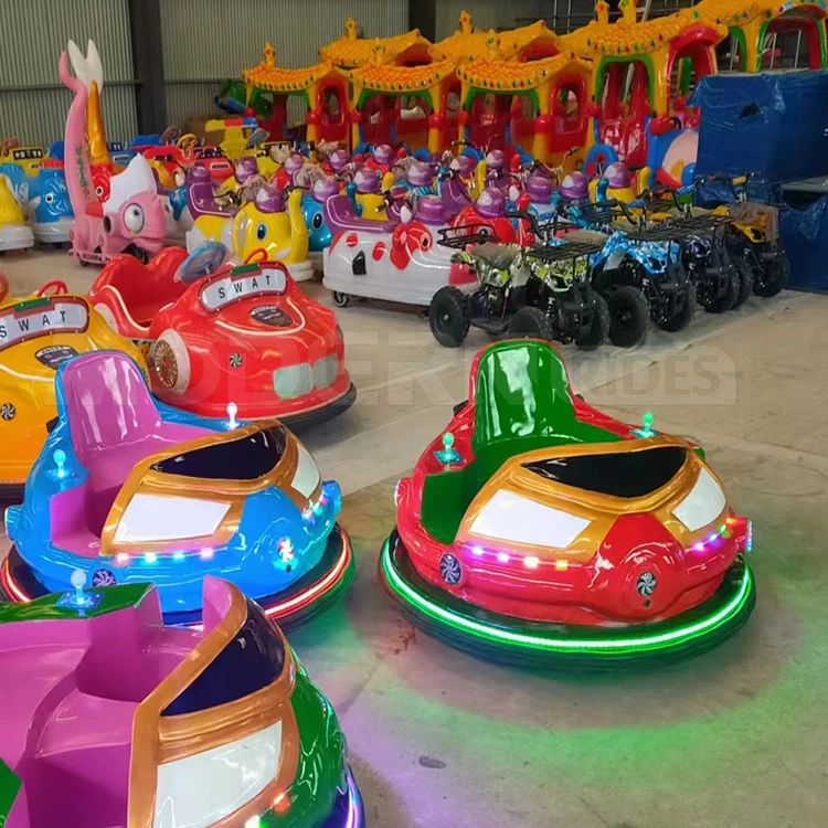 Two Seats Bumper Car Kids And Adults Amusement Park Rides Laser Battle