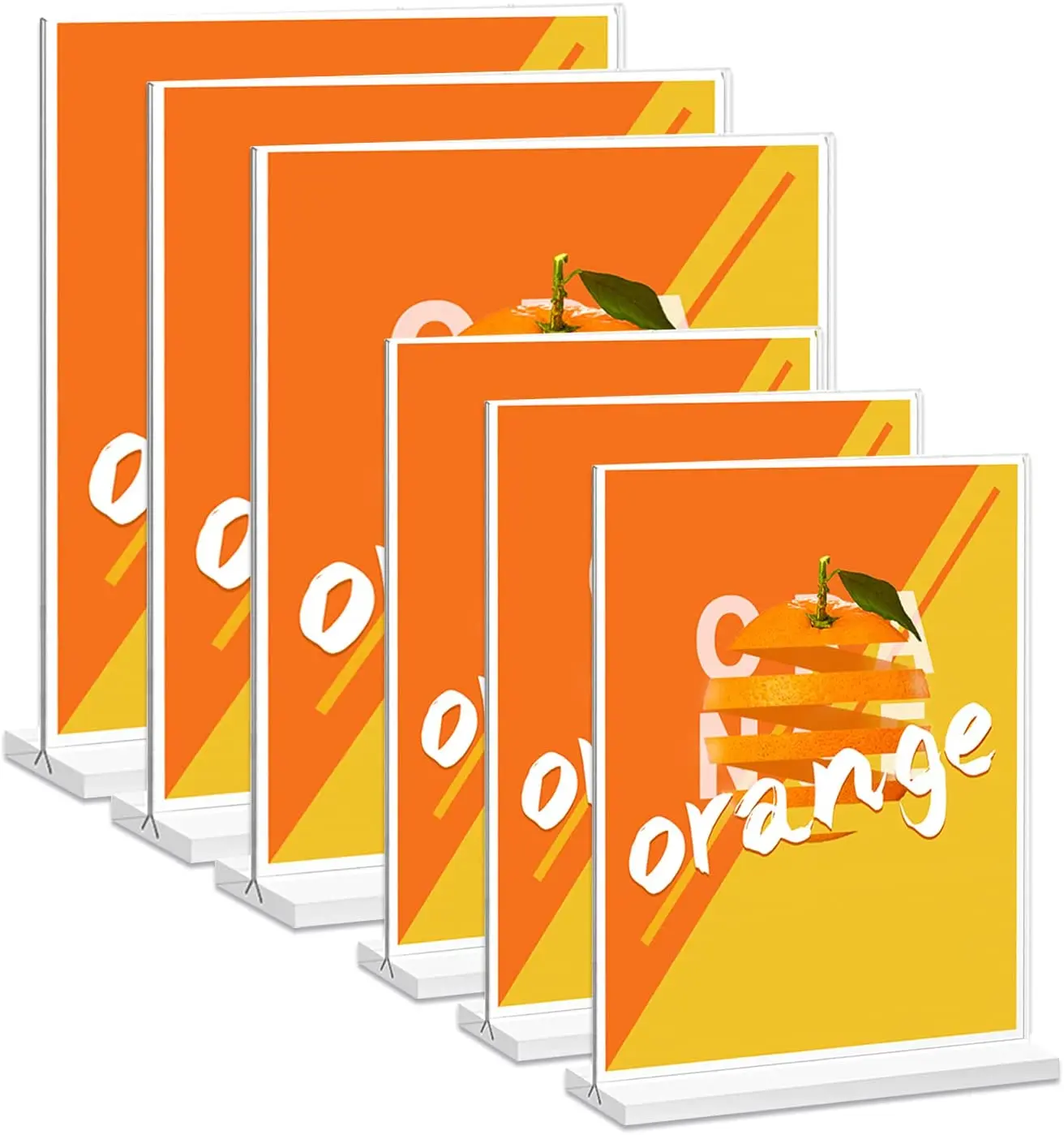 Support De Panneau En Acrylique A4, Support D'exposition Vertical