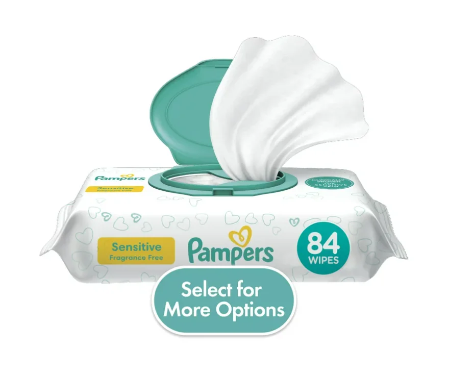 Baby Wipes Aqua Pure Sensitive Water Baby 12x Pop-top Packs,672 Count