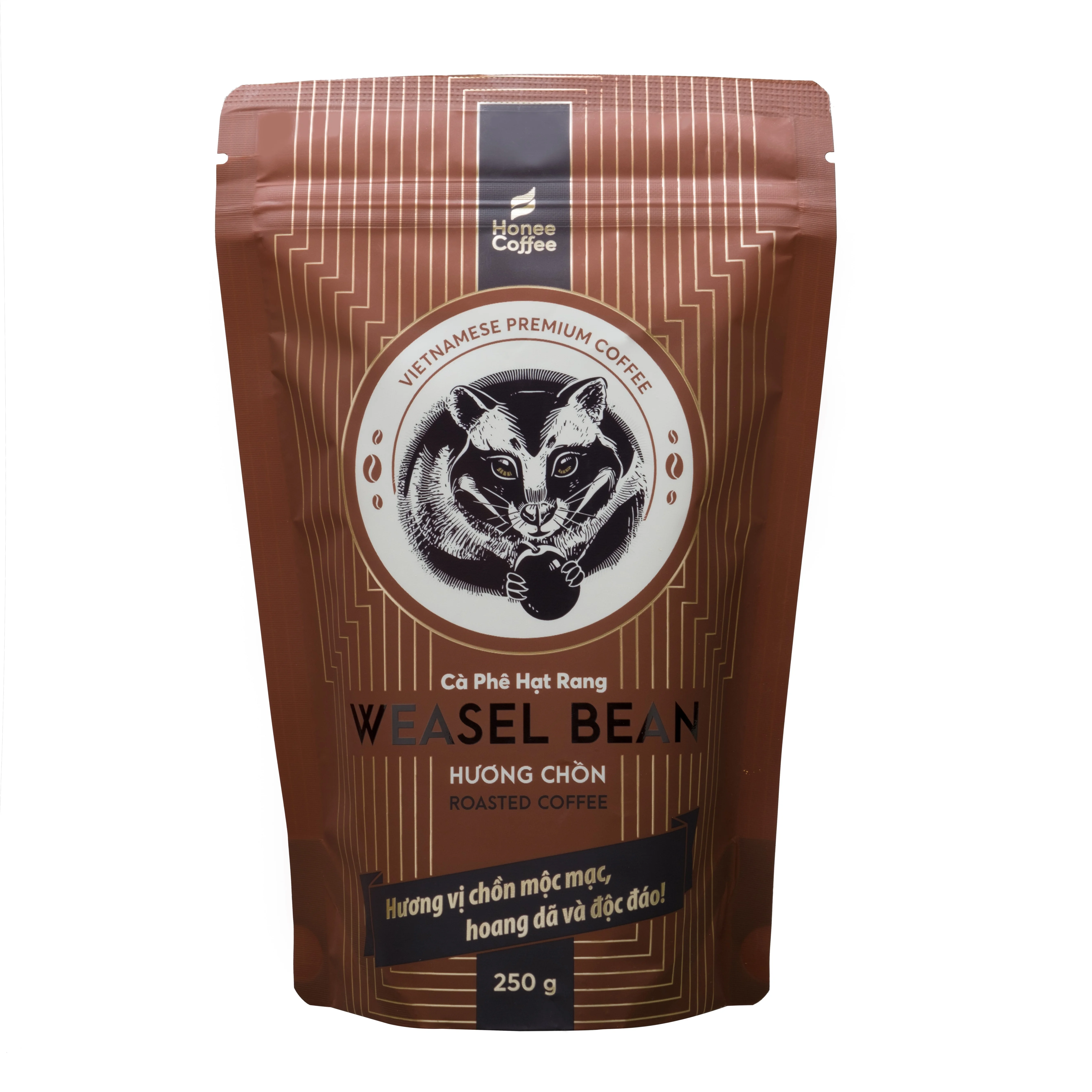 Top-notch Vietnamese Kopi Luwak 250g/bag Medium Roast, an