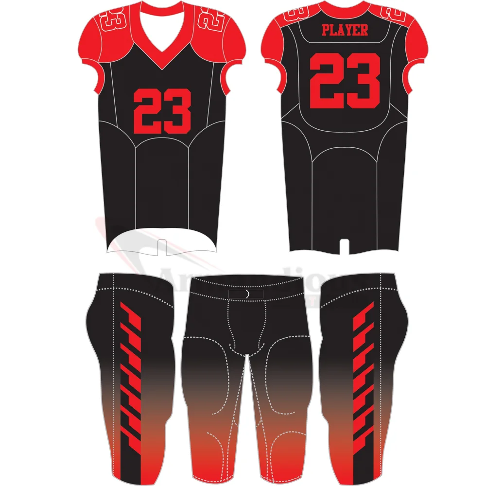 Source 2022 tackle twill logo American Football jersey & Pant