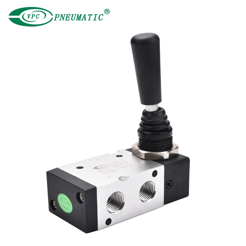 5 Position 2 Way Manual Valve Hand Push Pull Control Manual Pneumatic Air Valve