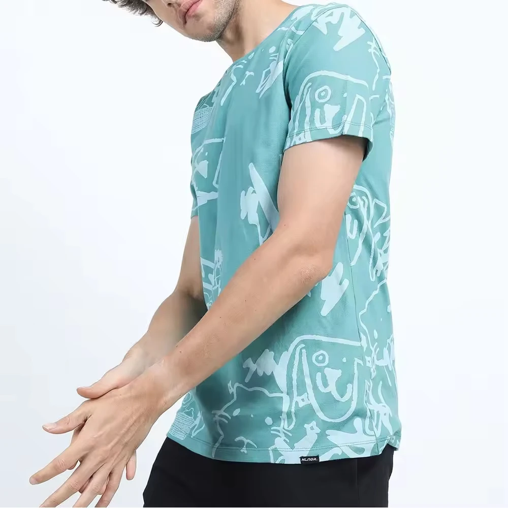 Oversized Streetwear Distressed Full Sublimation Sun Faded T