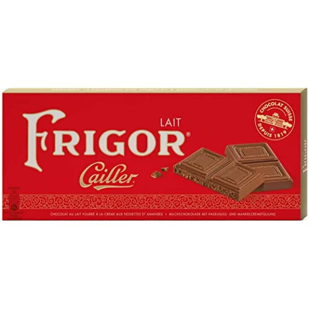 Шоколадный брусок Cailler Swiss с молоком и карамелизированными лесными