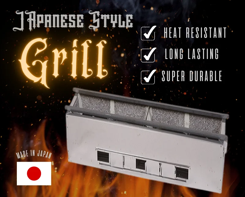 Japanese Grilling Machine For Chicken Charcoal Grill Machine For