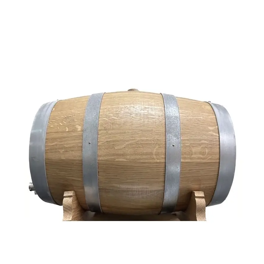 Wholesale 2 Liter Oak Aging Barrel with Wood Stand Mini Whiskey Barrel for The Home Alcohol Distiller