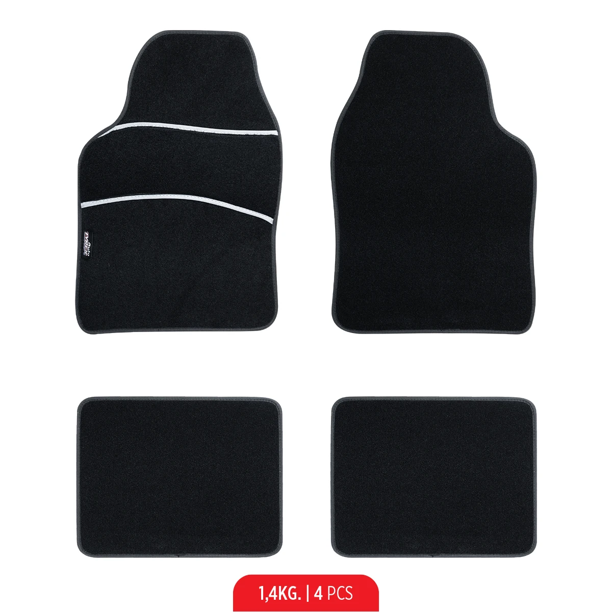 Universal Carpet Car Mat High Quality 3d Car Mat Carpet Car 4 Pieces