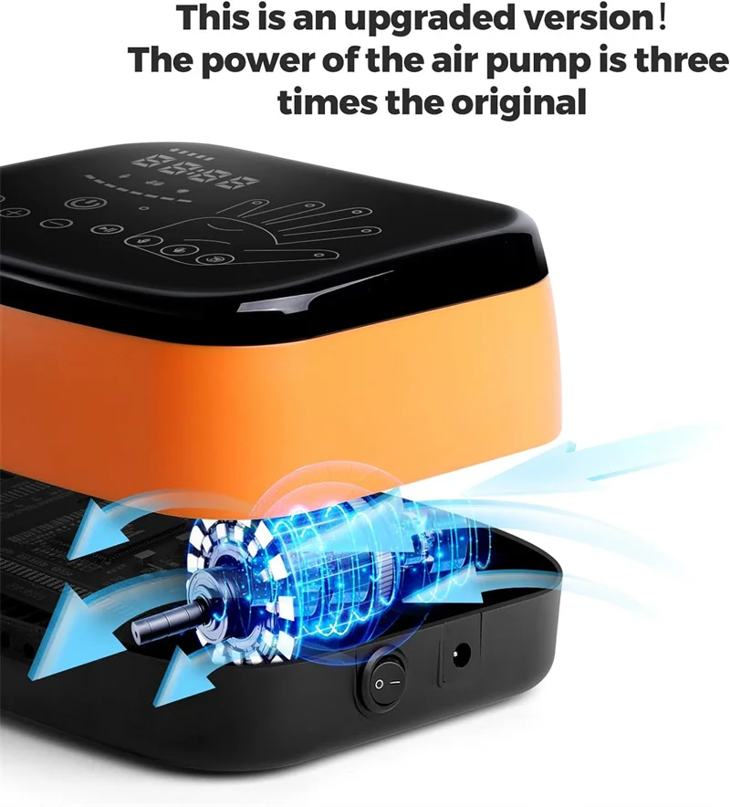 Gant Robot De Rééducation Main AOWO - Pour Récupération Fonctionnelle, Bleu, Approuvé FDA/CE