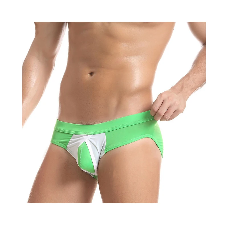 Best Quality Men's Cotton Soft Briefs Simple Solid Color Lowwaist