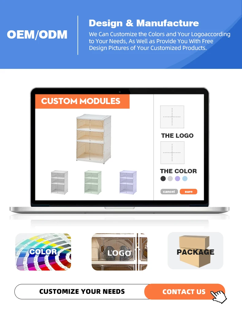 product wanuo customizable 10 tier portable shoe organizer easy to install plastic shoe cabinet one piece foldable shoe organizer-6