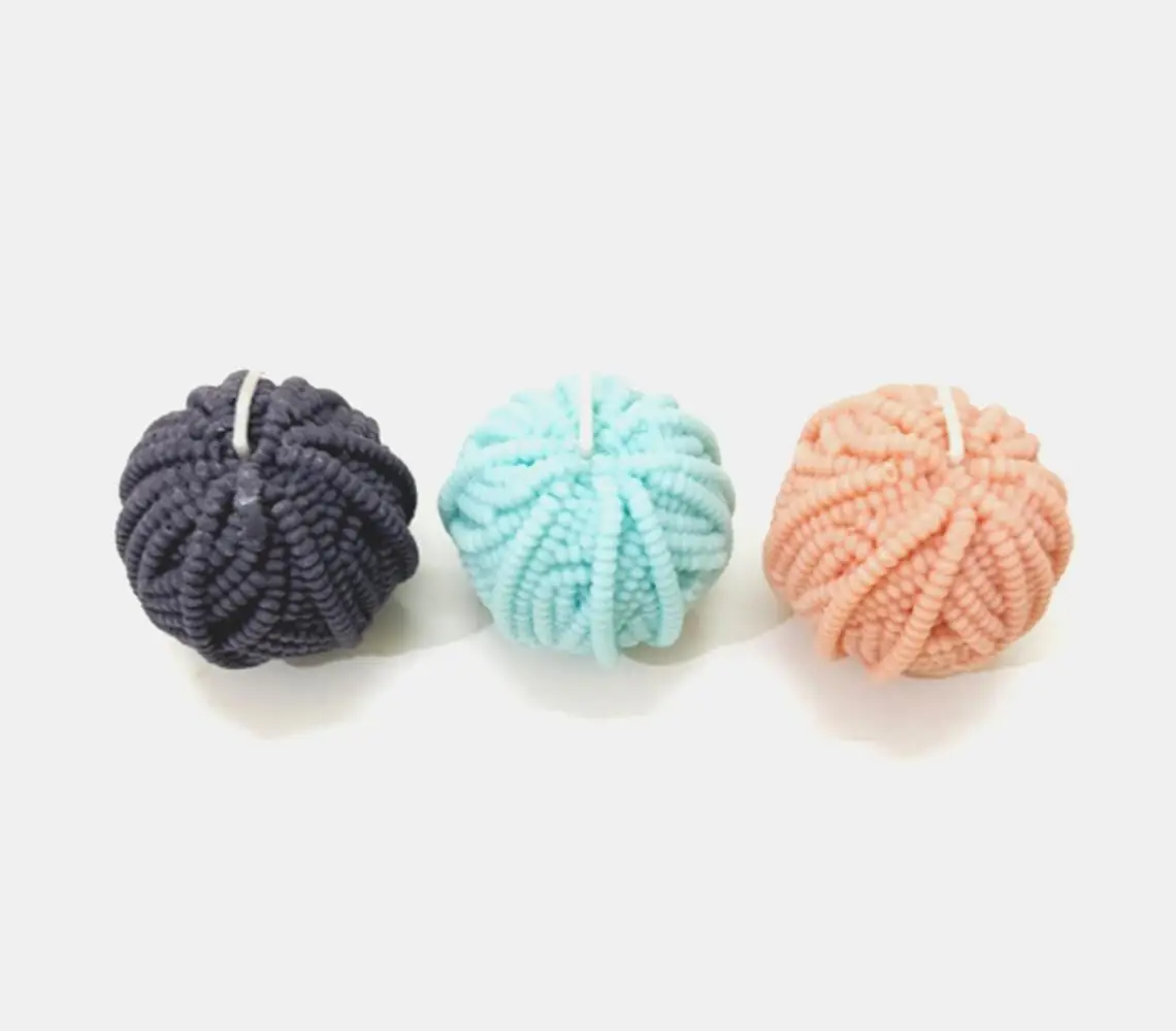 Single Wick CustomisedSkein Decorative Candles Set of 3 Manufacturer Wholesaler Decorative Incense Candles
