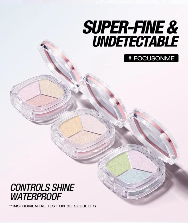 O.TWO.O 2025  3-in-1 Delicate Lightweight Loose  Powder Long Lasting Oil Control Face Makeup Wholesale