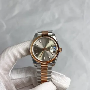 New High-Quality Business Stainless Steel Watch Calendar Function Stylish Trendy Classic Retro Waterproof Men's Mechanical Watch