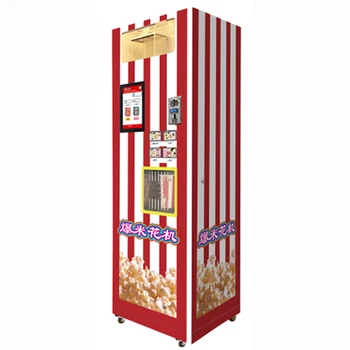 chinese gas industrial popcorn making machine commercial popcorn vending machine