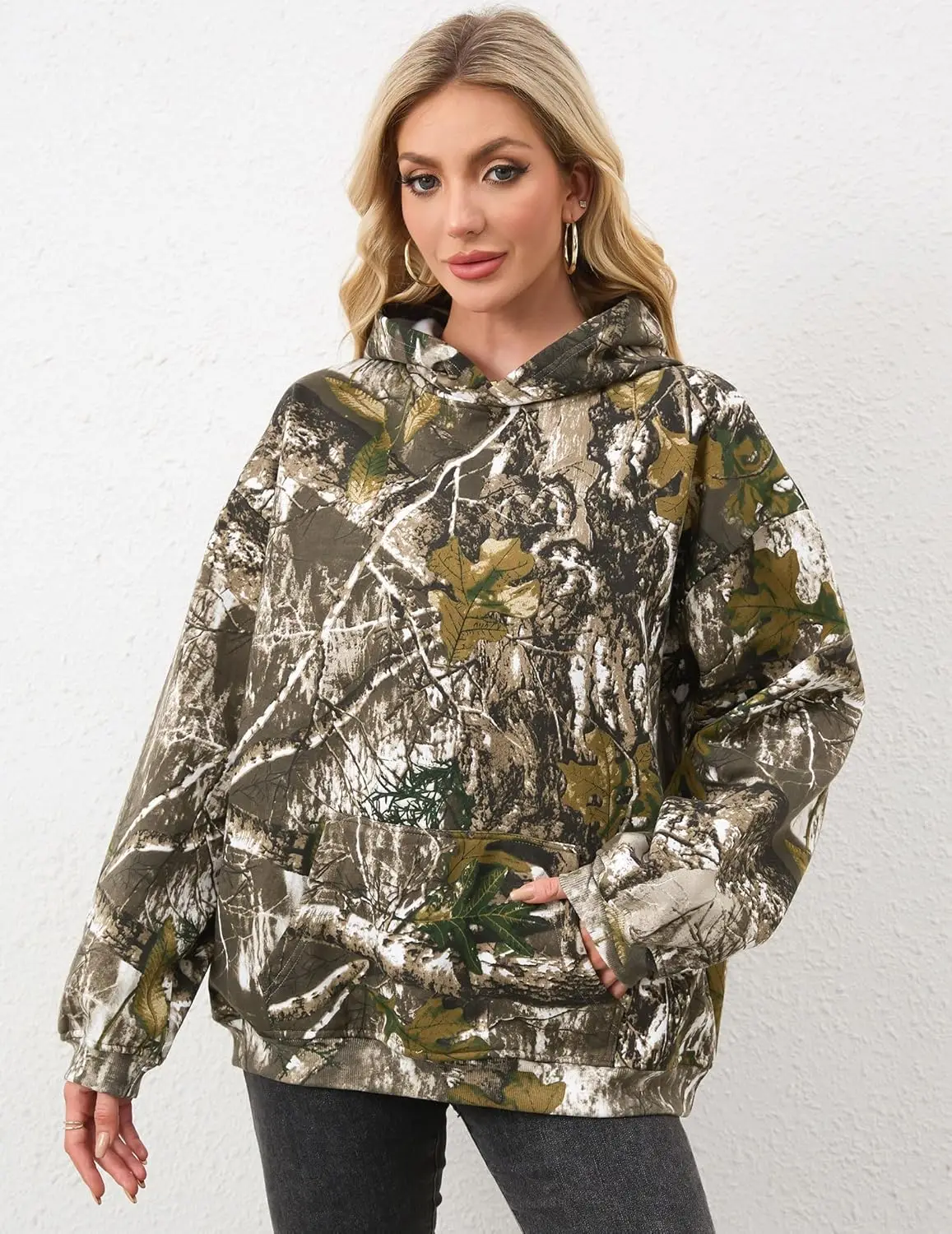 womens digital camo sweatshirt