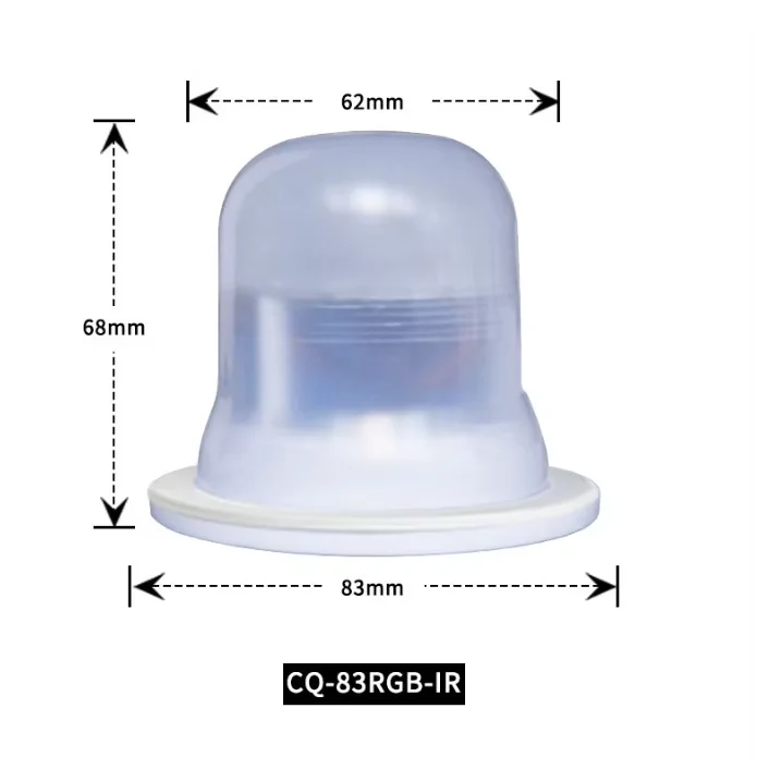 83mm 117mm IR Remote LED Light Board Type C with Battery 4 Changeable Modes for Road Garden Hotel IP65 Rated