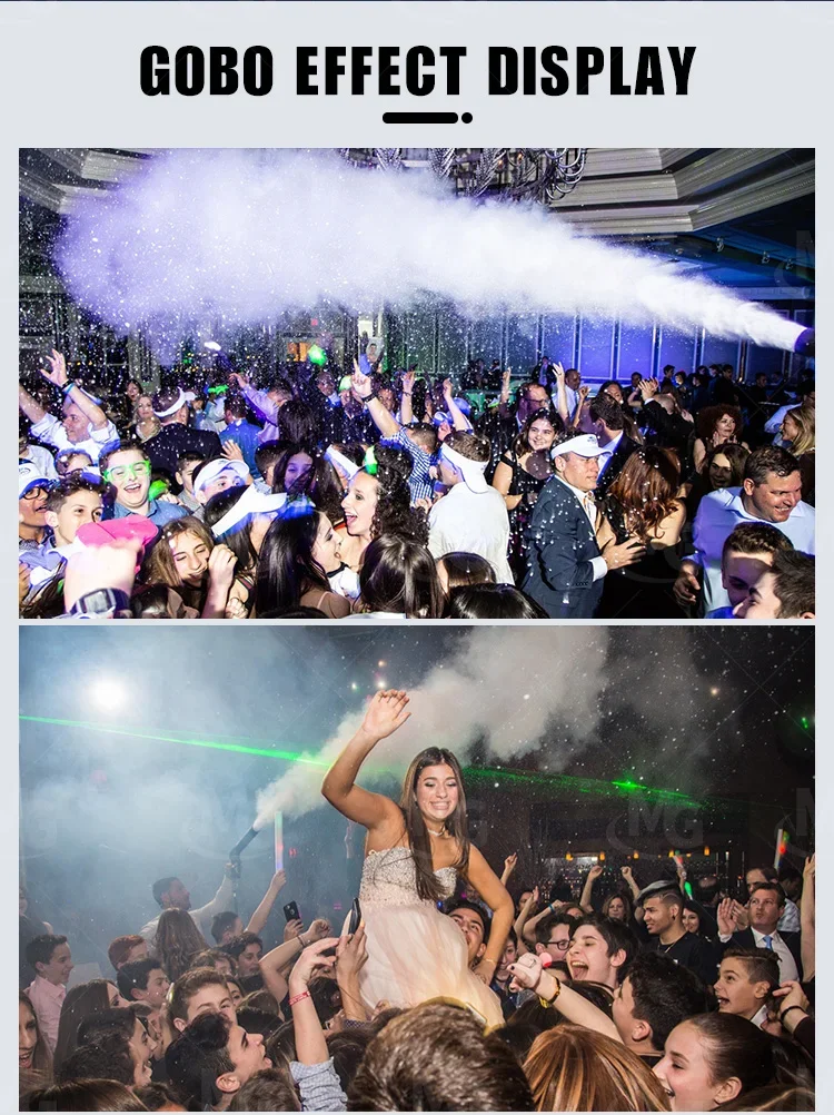 Handheld Smoke Jet Cannon Fog Machine Jet Cryo Co2 Gun for Stage Concert Party Disco Dj Night Club Event Shows