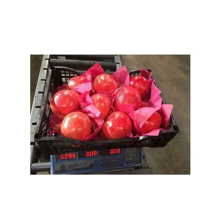 Sweet and Sour Fresh Pomegranates in Bulk Quick Air Cargo Delivery From Brazil