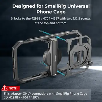 SMALLRIG 67mm Strong Magnetic Two-Way Attraction Filter Ring Adapter for Universal Mobile Video Cage 4597 4704 4596 detail image