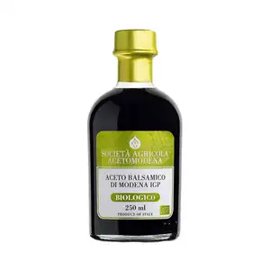 Organic 250ml Balsamic Vinegar of Modena PGI Liquid Form 12 Bottles Per Box