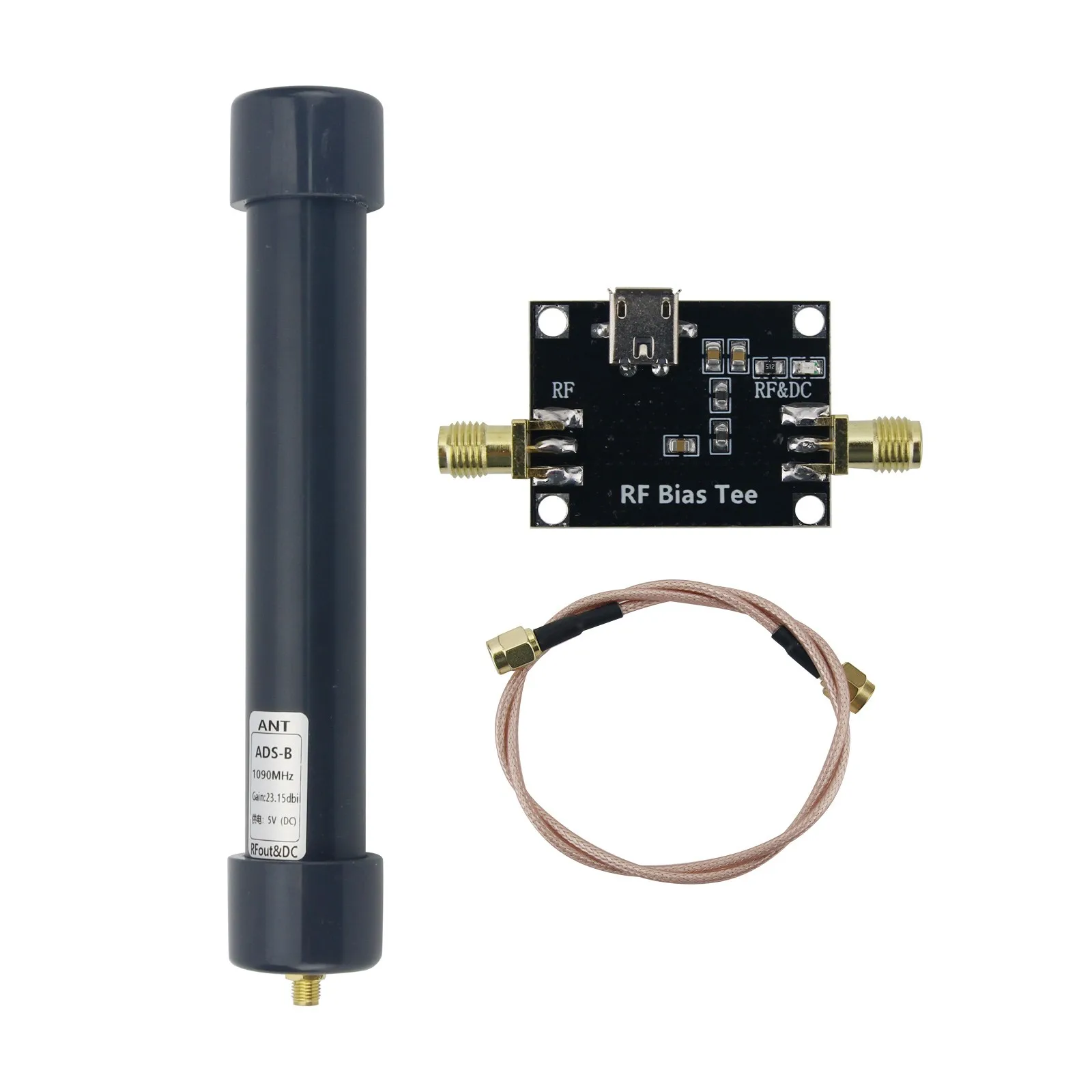 Amazon.co.jp: KNOKR ADS-B PCBアンテナ1090MHz SMAメス