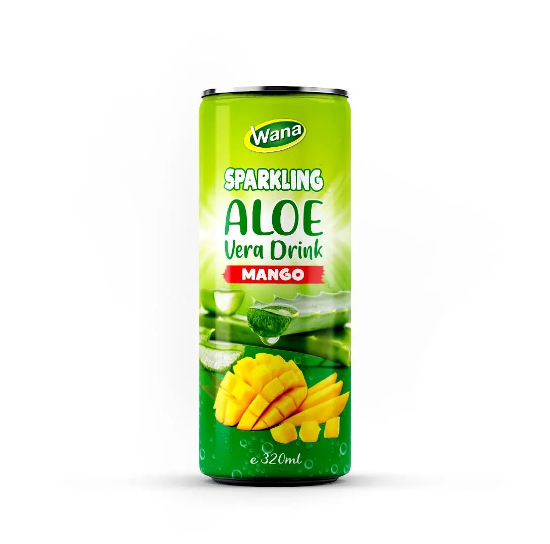 Grohandel 320ml Qualittsgesicherter Aloe Vera Passionsfrucht-Saft  Geschmack Dosengetrnk Sprudelndes Erfrischungsgetrnk Gesund Sterilisiert  Halal