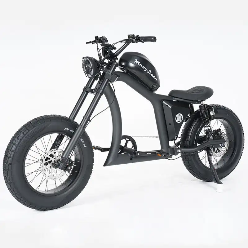 Mangosteen Chopper Electric Bike FT02 MINI 500W Motor 48V22.5AH Speed 25KM/H