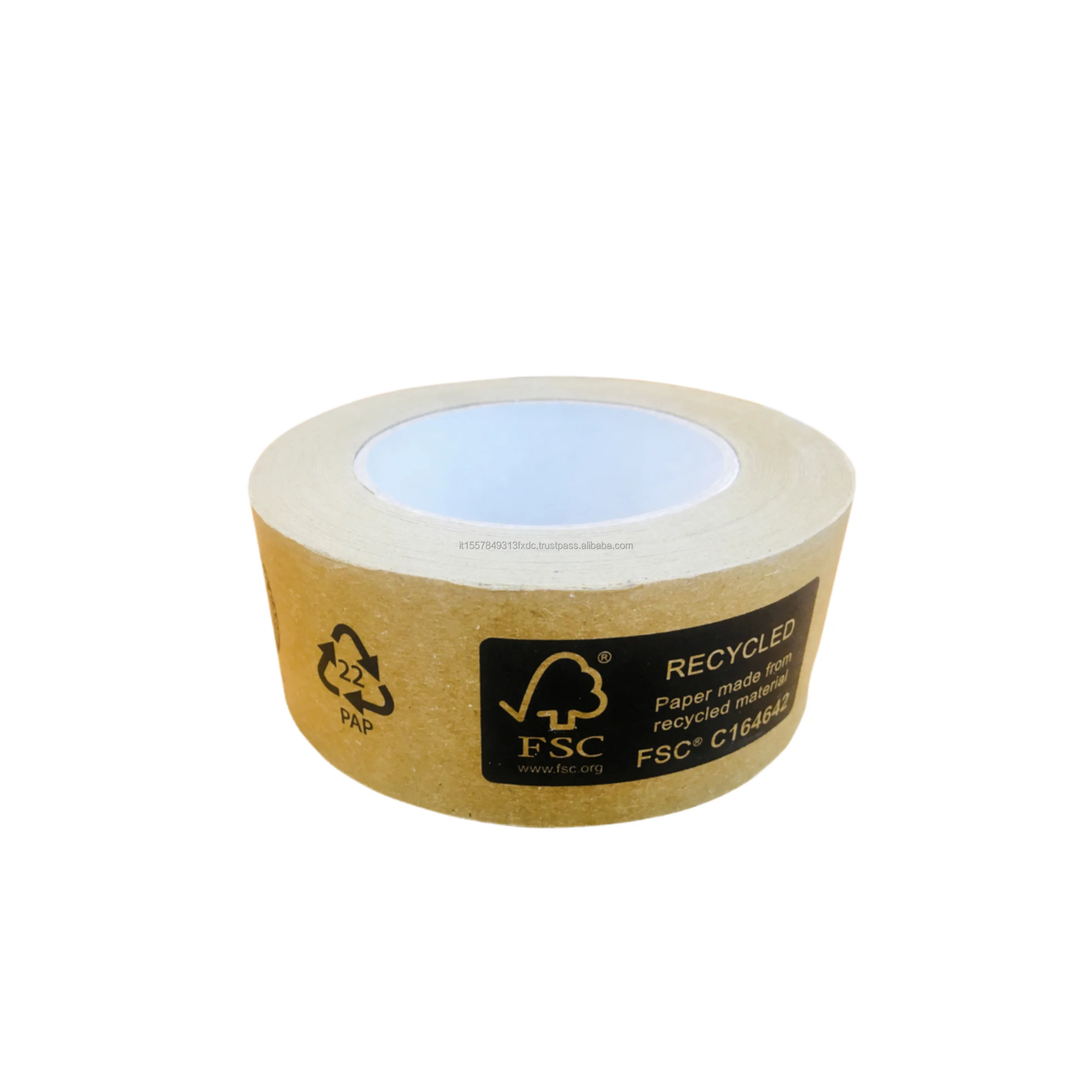 Fsc Paper Adhesive Tape Ecopaper Tape Paper Recyclable And Plastic
