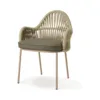 Caramel Frame - Cappuccino Rope (N01) - Moka Cushion (H6)