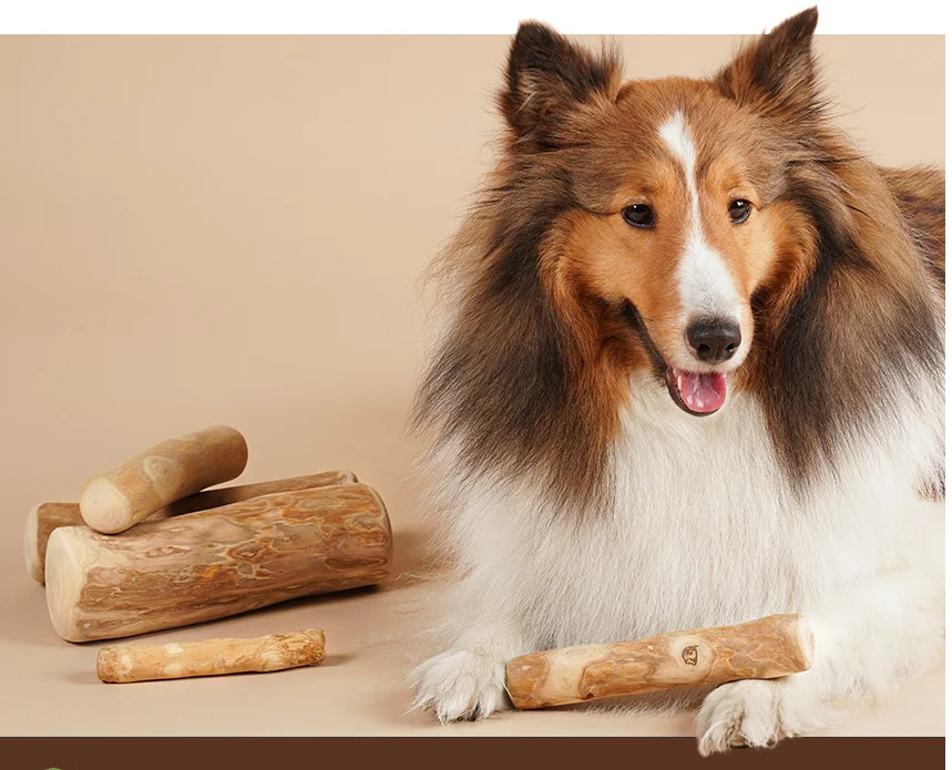 Real Coffee Wood Dog Chew 100 Natural Safe & Healthy Dog Chew Toys Dog Daily Molar And Teeth
