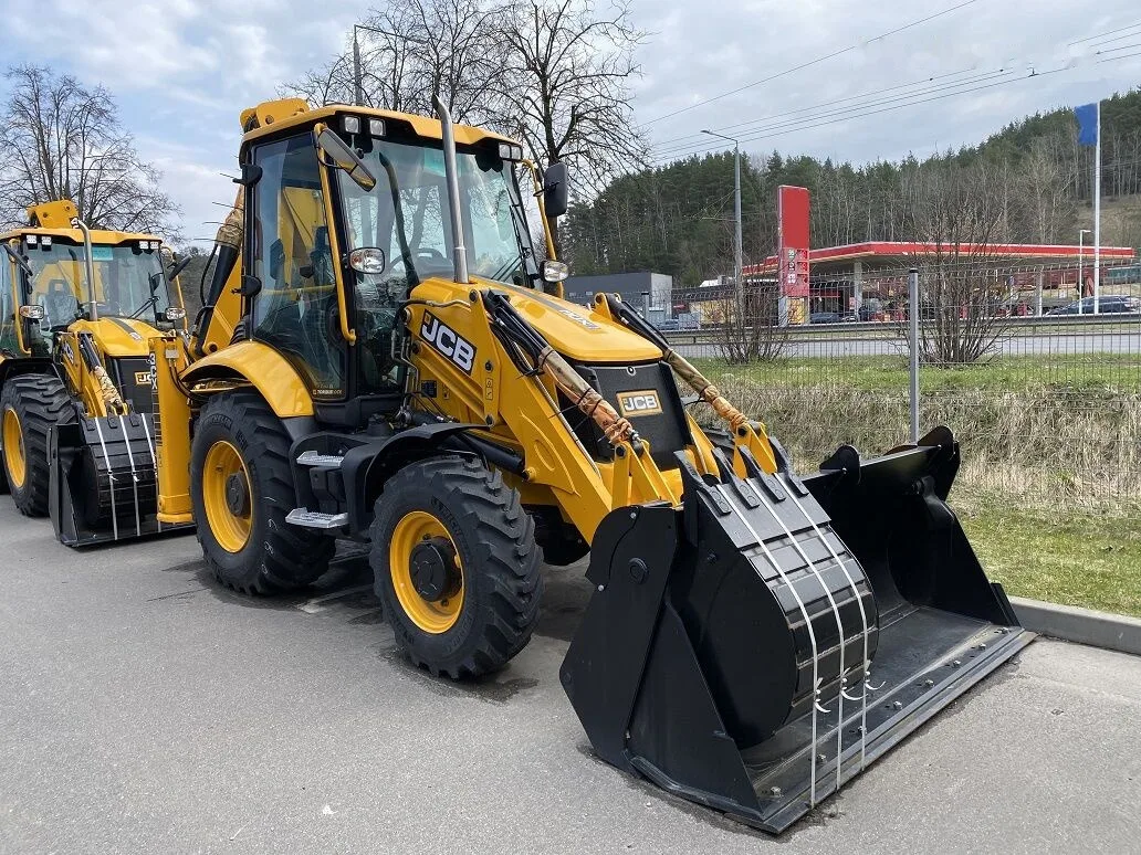 Excellent Condition Jcb 1cx 3cx 4cx Backhoe Loader 4ton 5ton 6ton for Sale with Front End Loader and Backhoe