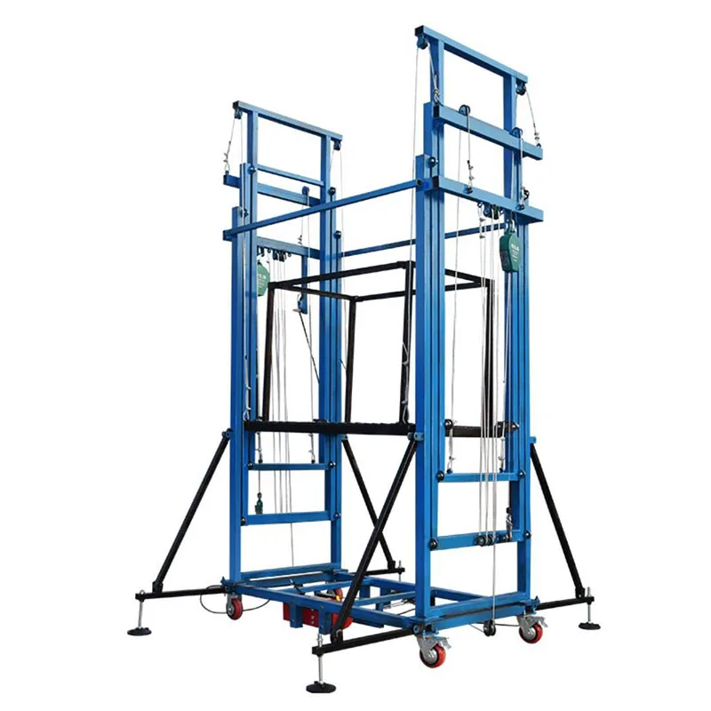 Electric Lifting Scaffold Building Walking Lifting Brick Electric Lifting Elevator Outdoor Elevator Is Stable